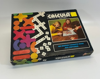 Vintage math game | Calcula | game and toy | board game | 70s/80s | Vintage Board Game 70s | Young and old