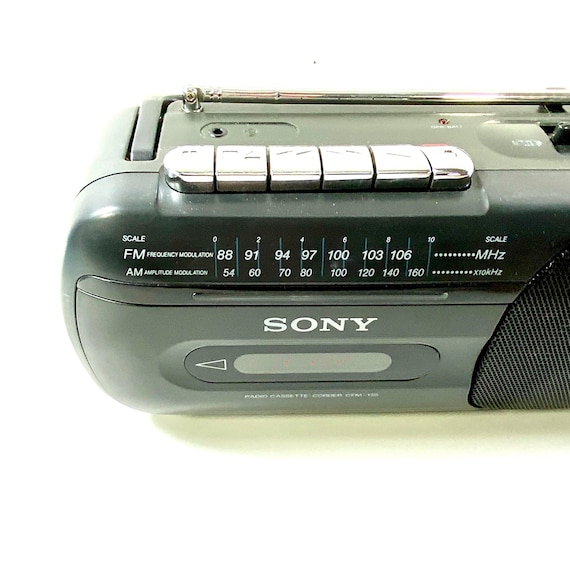 Sony Portable Radio Cassette Recorder | CFM-155 | 80s/90s | EU