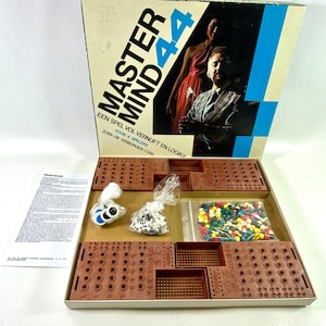 Mastermind 44 | Vintage logikspel för 2 eller 4 spelare | 70-talsspel | brädspel | 70-/80-tal | Holländskt spel