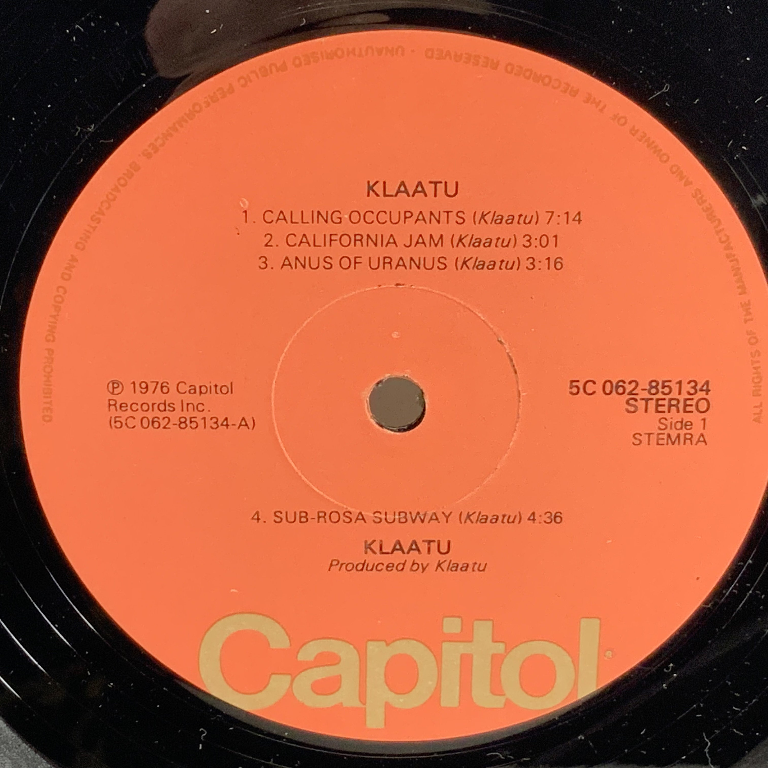 Klaatu 1977 | US Band | Vinyl LP Album | Emi-bovema Holland | - Etsy