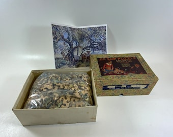 Rare old Delta Fine wooden puzzle | Big Game series | Antique puzzle | Africa scene puzzle | Approx. 600 pieces, hand-sawn |