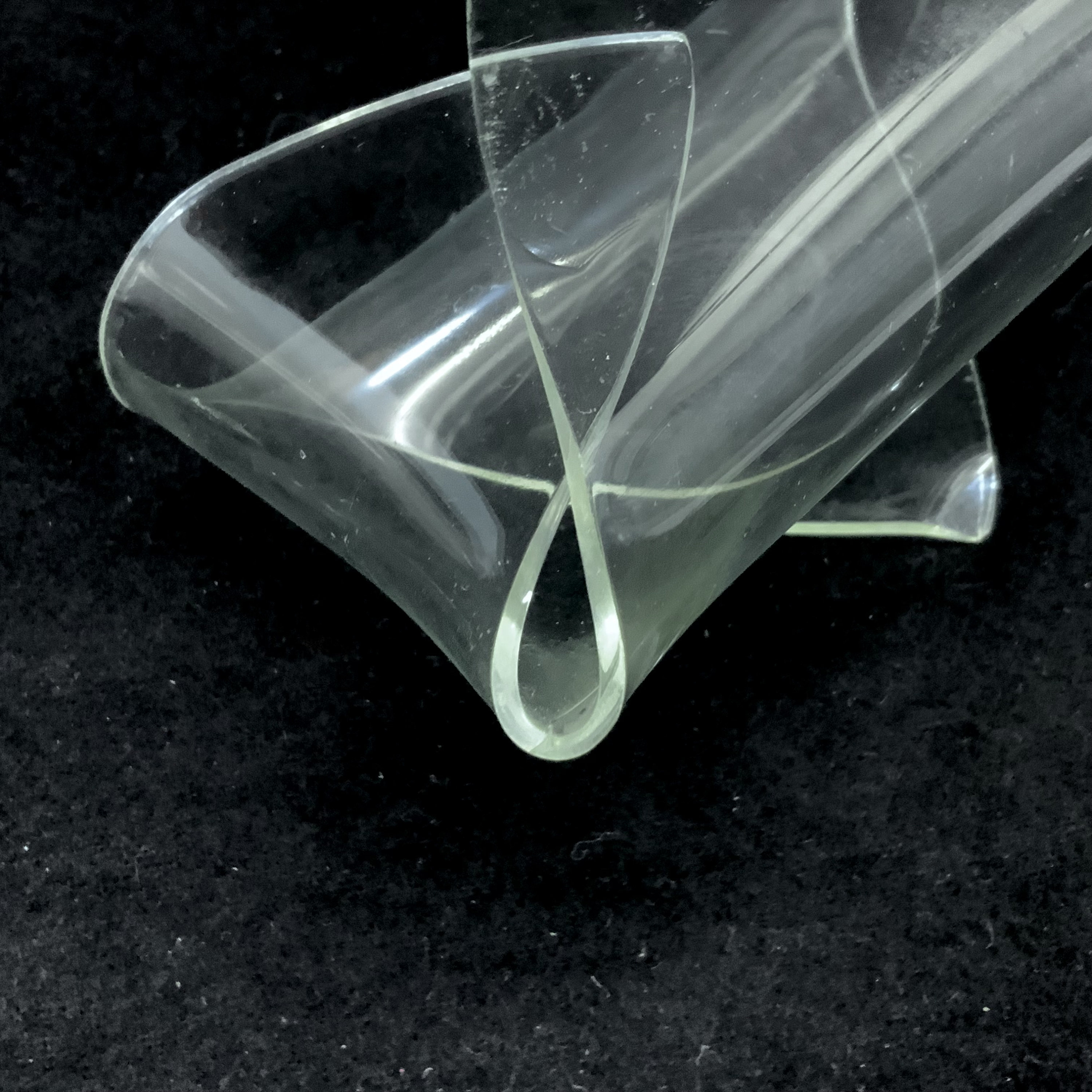 Porte-serviettes Vintage En Plexiglas Ambré - Design Années 70
