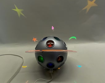IKEA Blimp Colourful Sphere Projector Lamp, Planet, Star, Moon