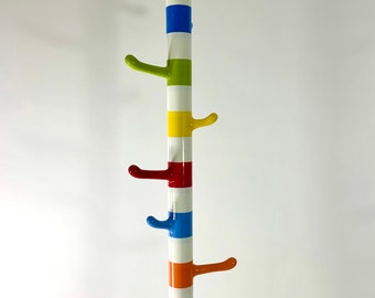 Vintage IKEA Krokig Colorful Children s Coat Rack Design by Annie Hulden Sanna Dahlman 90s Memphis Style Etsy Canada