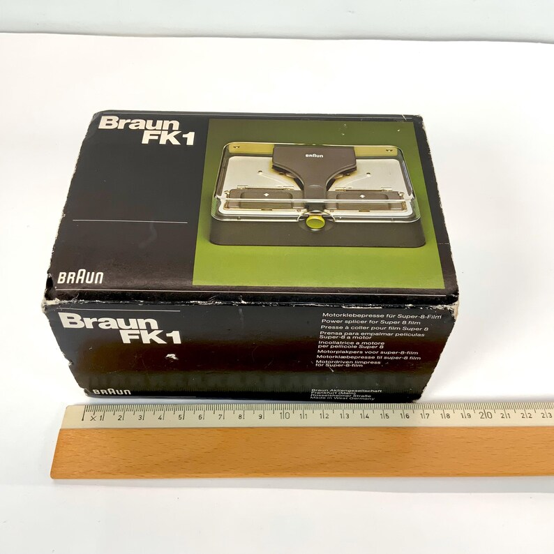 Braun Ruler Braun FK1 Super 8 Motorized Welding Machine | Very Neat and Complete ...