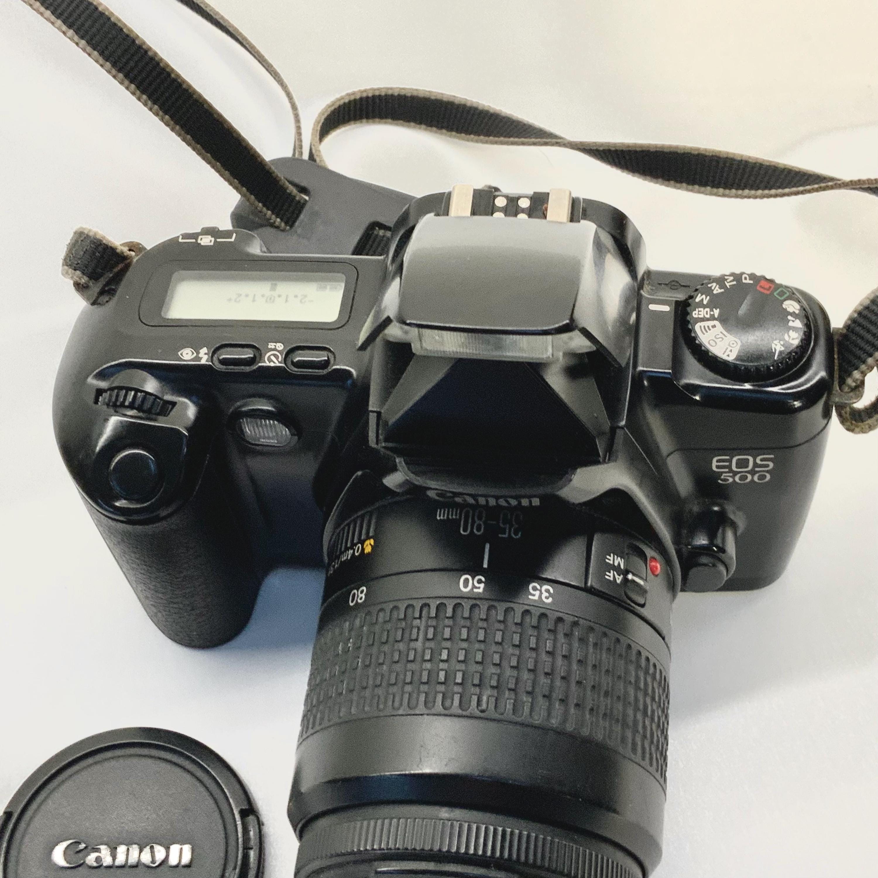 Canon EOS 500 アナログ一眼レフカメラ | 35mmフィルムロール | 35-80