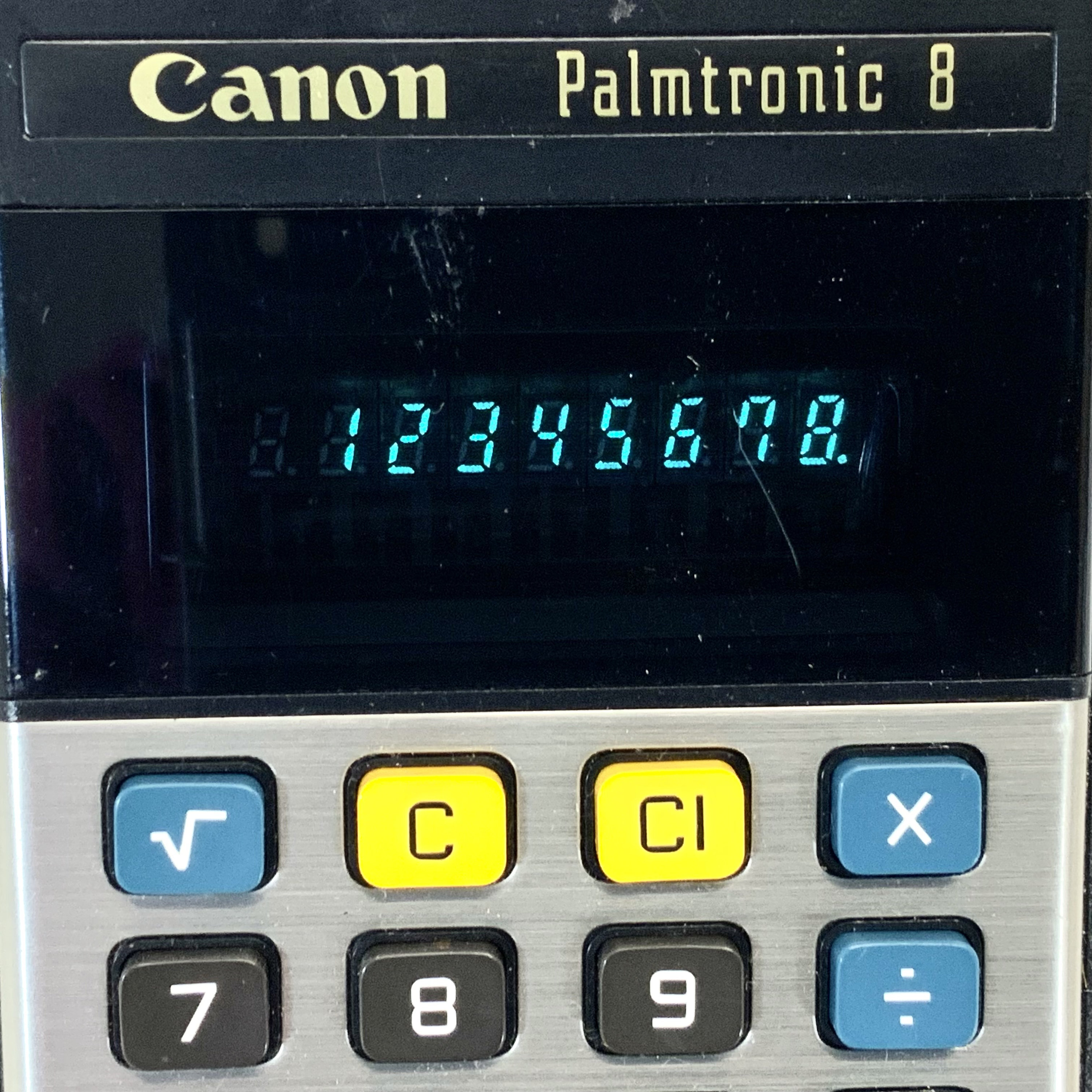 1976 Canon Palmtronic 8 | LD-84 | 日本 | 電卓 | 1970年代 | - Etsy 日本