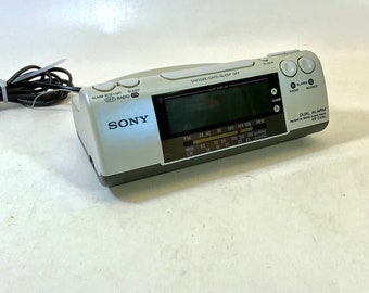 Sony ICF-C470 Vintage Alarm Clock Radio | 80s and 90s | Alarm Clock | *Note: 220v / 240v AC Schuco connection |