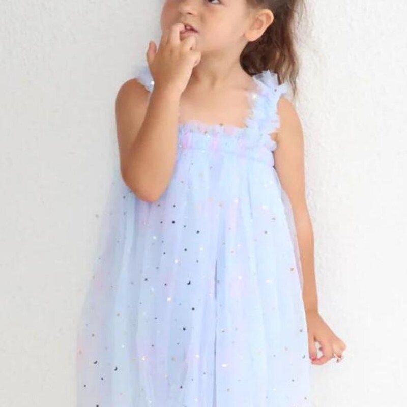 Pastel Harmony Baby Girls Dress Set - Blue main image 0