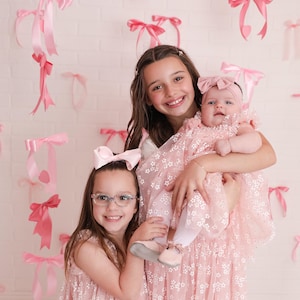 RESTOCK 3M- 6Y Pink Daisy Dress, Small flower dress, Pink Dress, Birthday dress girl, Flower Girl Dress, Princess Dress, Baby Tulle Dress