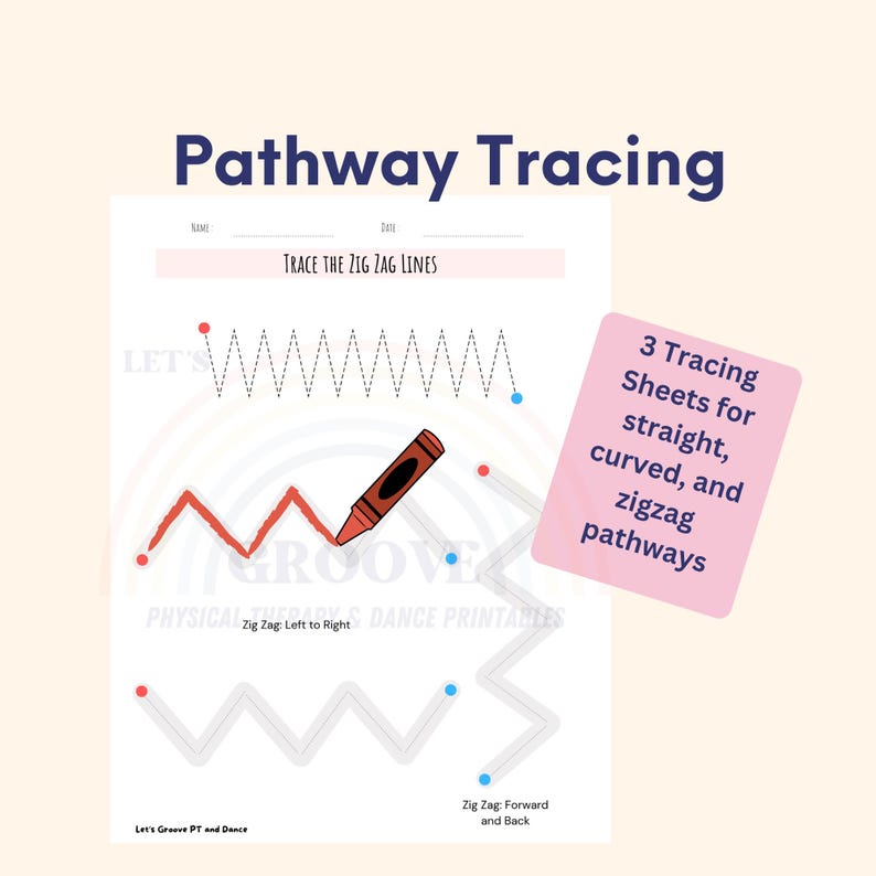 Elements of Dance Pathways Printable Activities - Etsy