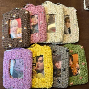 ANITEEZ crochet Photocard Holders!