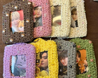 ANITEEZ crochet Photocard Holders!