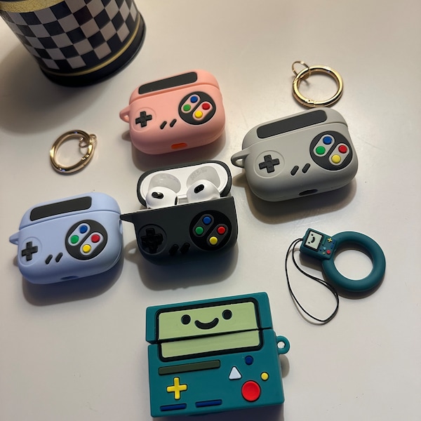 Adventure Time Retro AirPods case /Nintendo AirPods case/ adventure time / AirPods 1/2/3/pro Silicone Case (wireless charging supported)