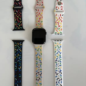 Pride Silicone Watch Band for Apple Watch Ultra 38mm 40mm 41mm 42mm 44mm 45mm 49mm iWatch Series 8 7 6 5 4 3 2 1 SE Rainbow