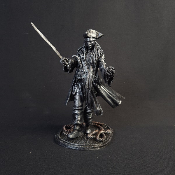 Figurine Jack Sparrow, statue des Pirates des Caraïbes, sculpture de 19 pouces