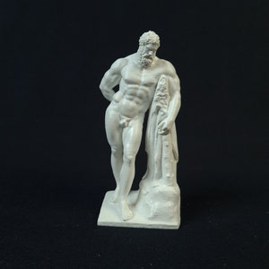 Farnese Hercules Sculpture, Heracles Statue , Ancient Greek Handmade Figurine, Home Decor