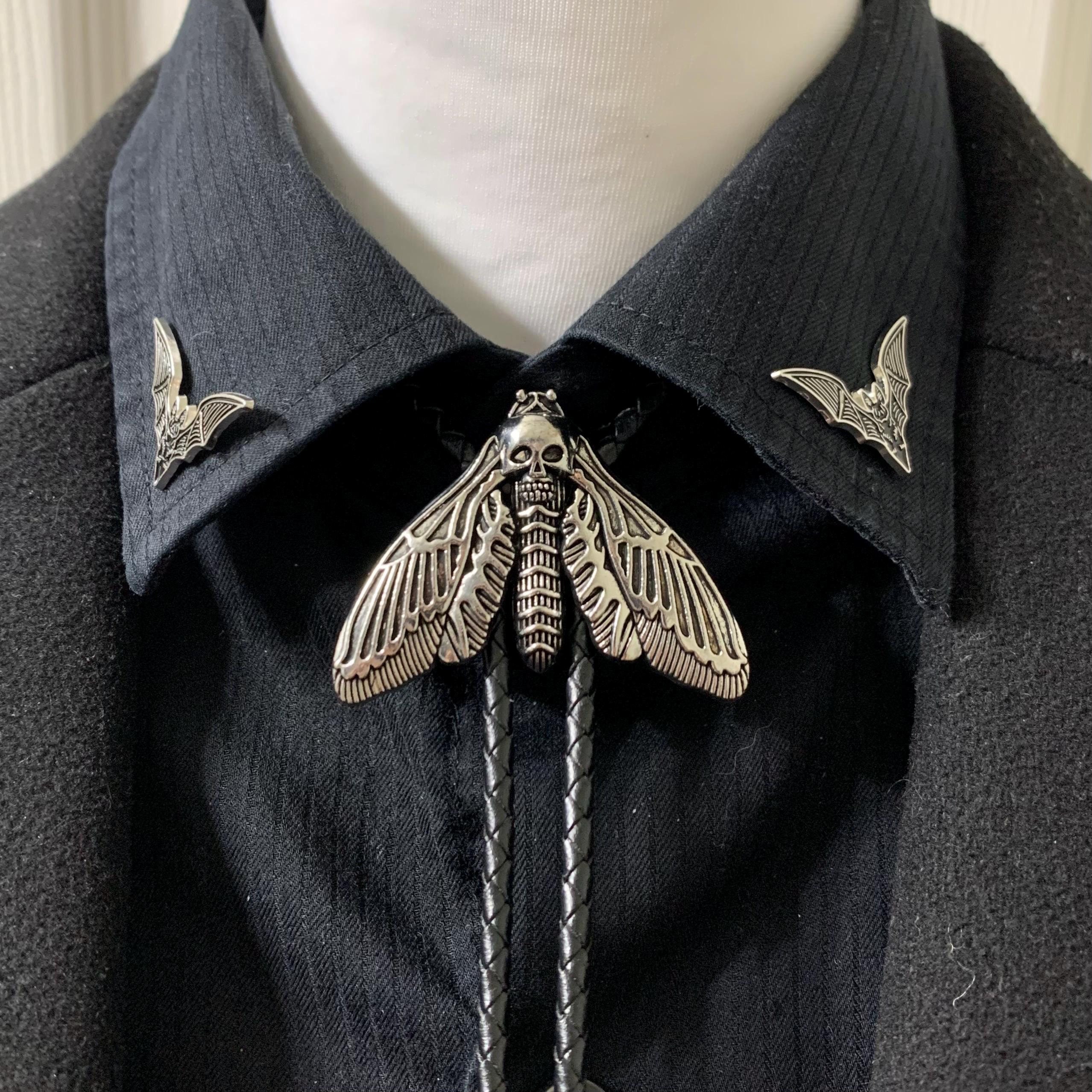 Death Head Moth Bolo Tie