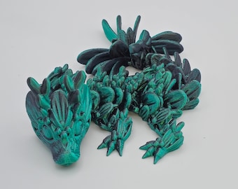 Magischer Mistelzweig Drache - 3D Gedrucktes Meisterwerk - Perfektes Geschenk für Fantasy-Liebhaber