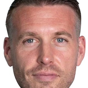Rob Edwards - Luton Town Manager Celebrity Fancy Dress Face Mask Hen Stag Party Mask Custom Cut DIY o Ready Made Sticks o Elastic