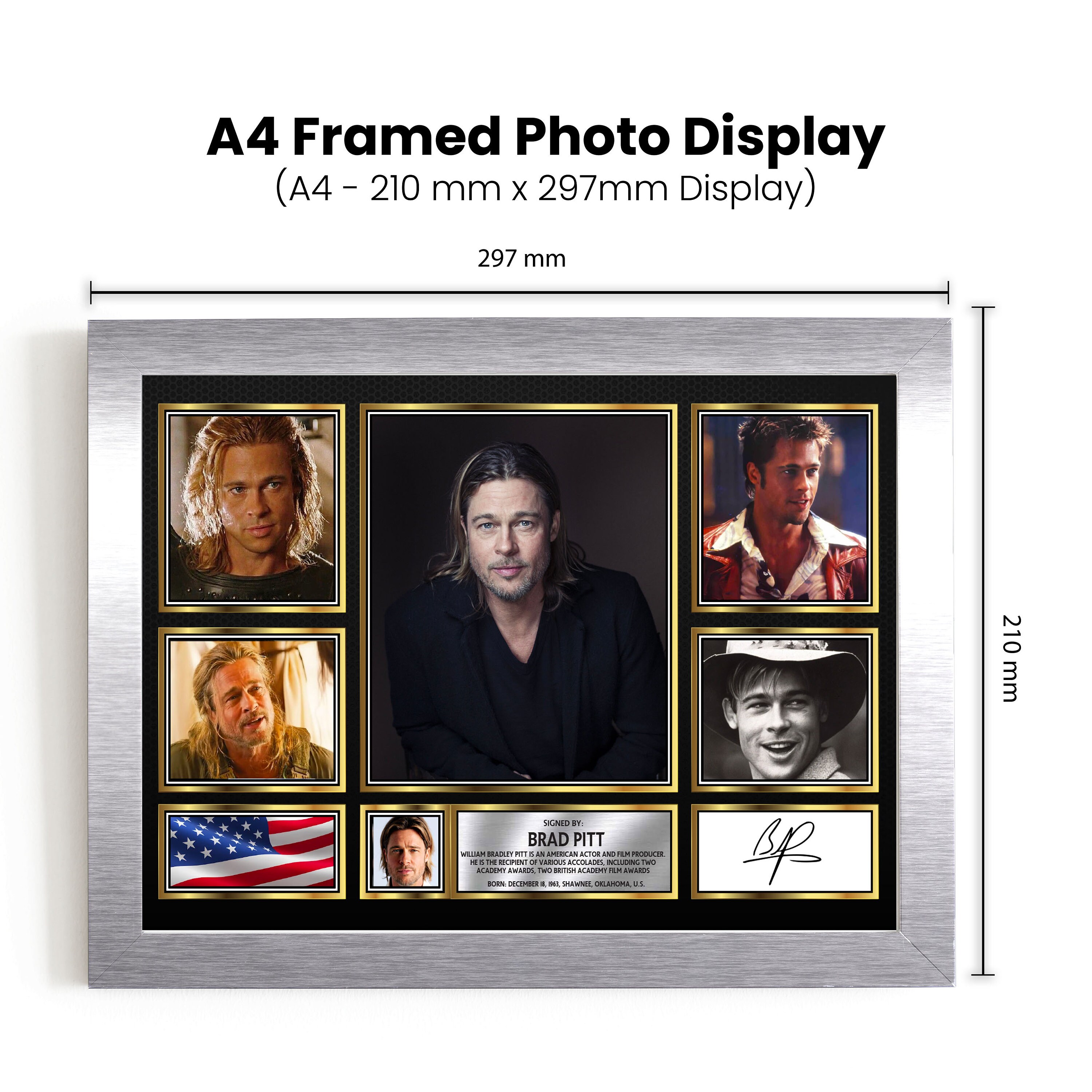 Brad pitt autograph - Etsy 日本