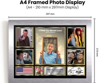 I Think You Should Leave Signed Autographed Limited Edition Poster Print Netflix Show Gift Optional Frame A4 A3 A2 A1 Gold Silver Black