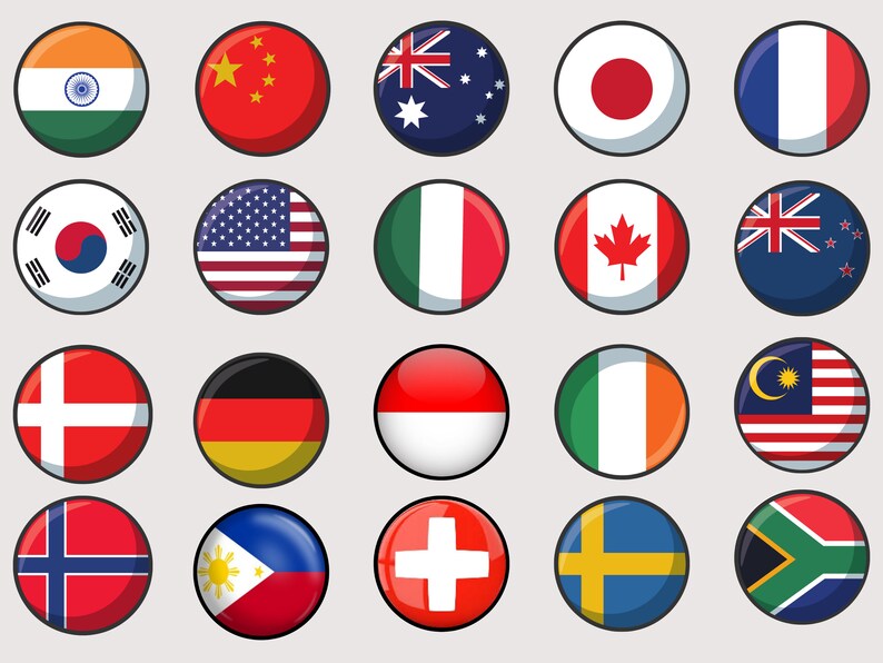 115 Countries & Islands Flags Highlight, Instagram Travel Highlight ...