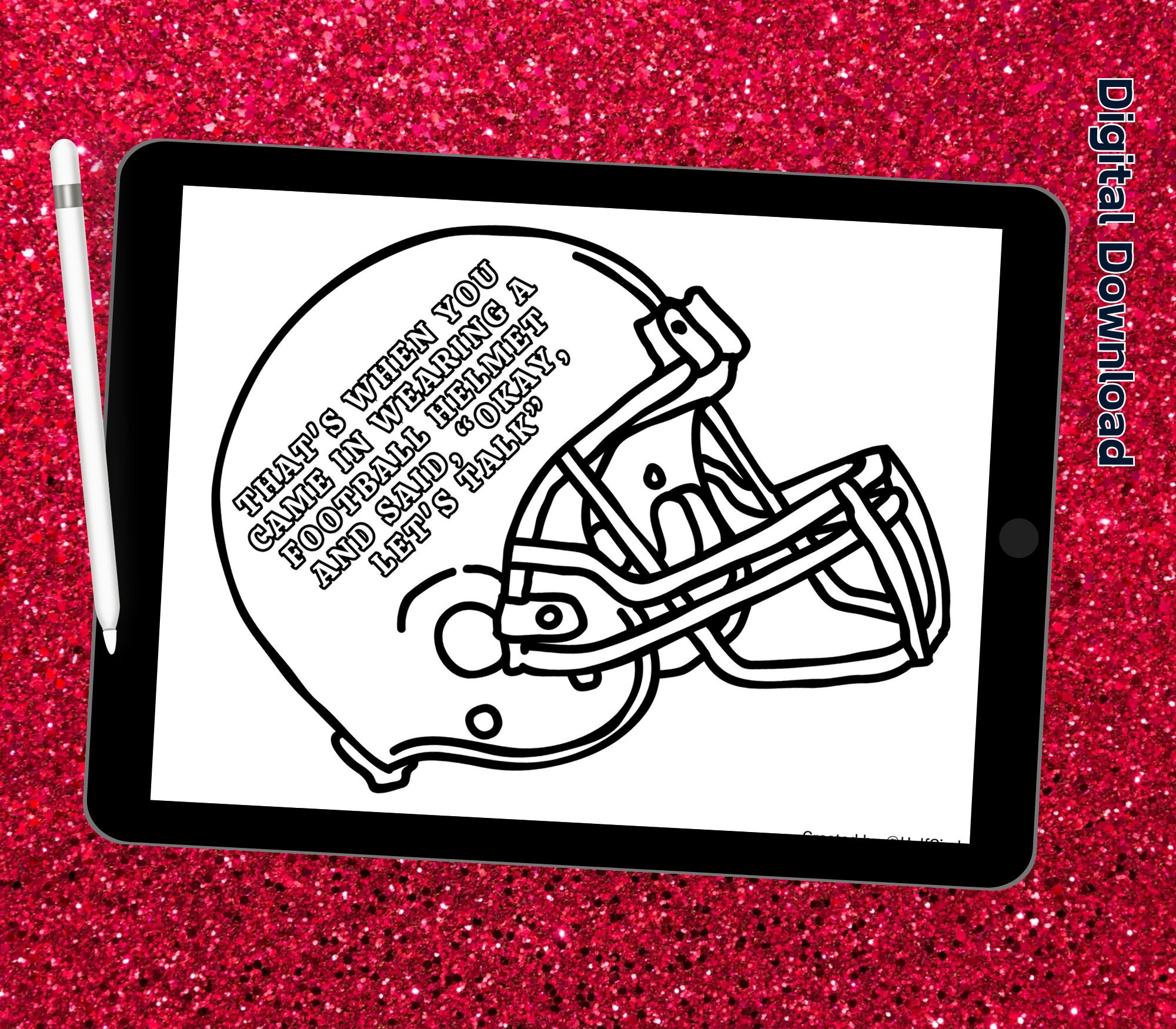 Swiftie Super Bowl Coloring Book Taylor and Travis Karma is the Guy on ...