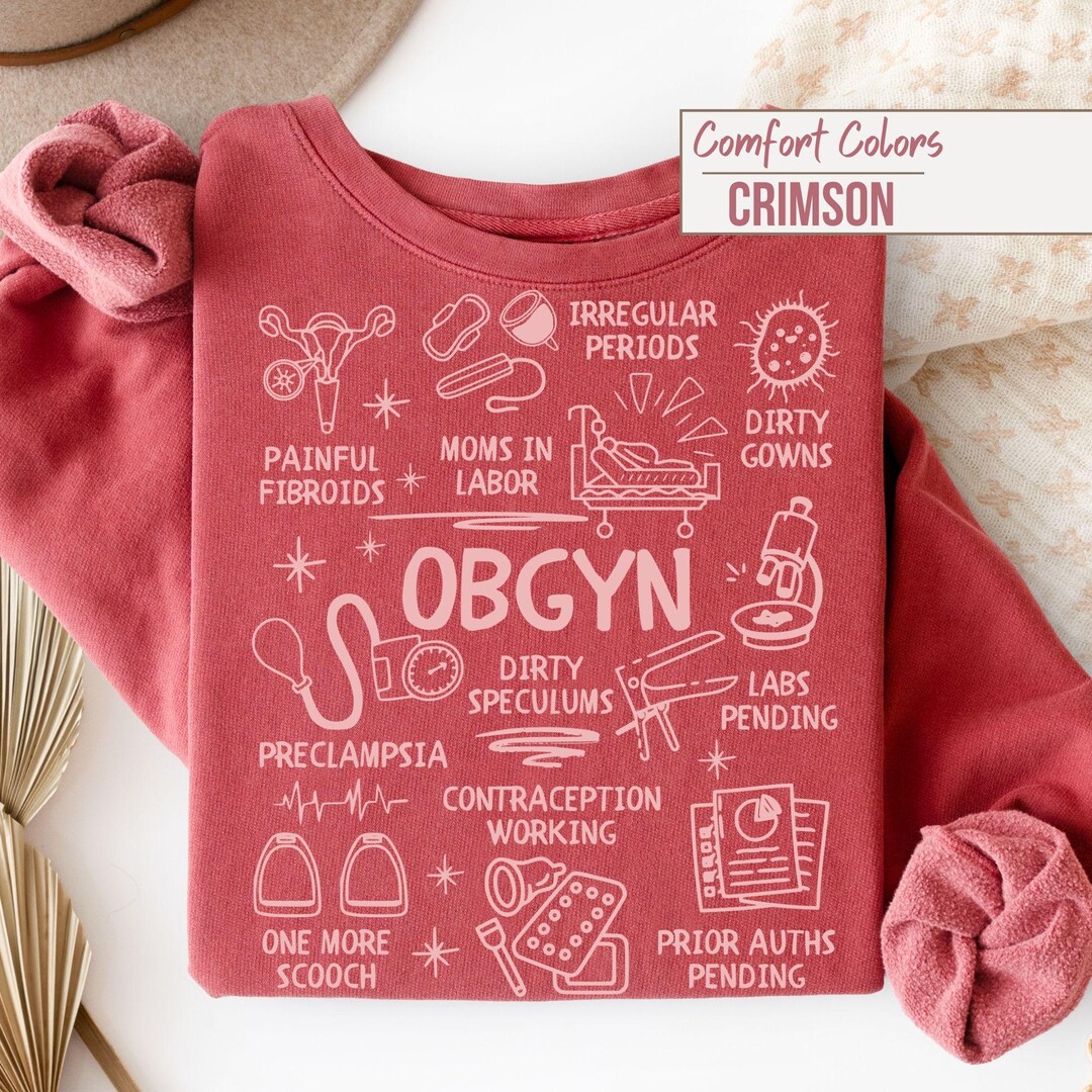 OBGYN Valentines Day Sweatshirt, Funny Group Squad Work Sweat Shirts ...