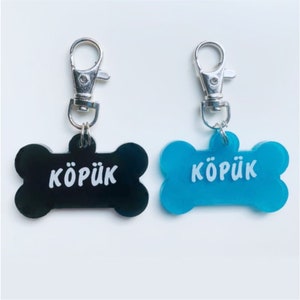 Custom Resin Dog Tag, Pet Id Tag, Glitter Tag, Dog Tag, Dog Accessories