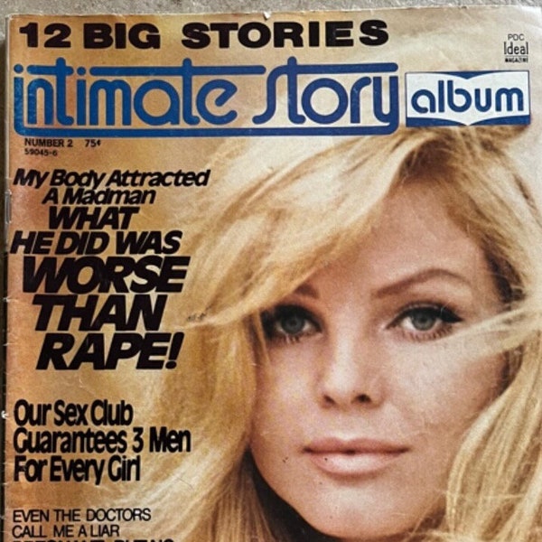 Vintage 1976 Intimate Story Album Magazine