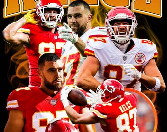 Travis Kelce T Shirt Design PNG Instant Download 300 Dpi