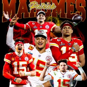Patrick Mahomes T Shirt Design PNG Instant Download 300 Dpi