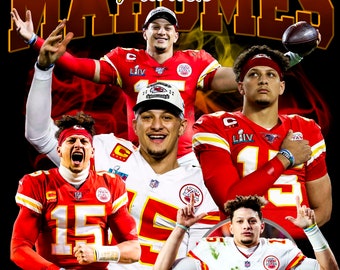 Patrick Mahomes T Shirt Design PNG Instant Download 300 Dpi