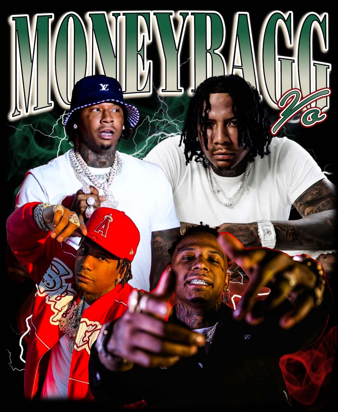 ☆Money Bag☆ G-rap Hiphop Sprayground Money Boys Gang DLXSV Backpack | MJ Footwear