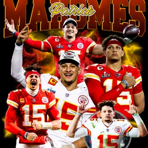 Patrick Mahomes T Shirt Design PNG Instant Download 300 Dpi - Etsy