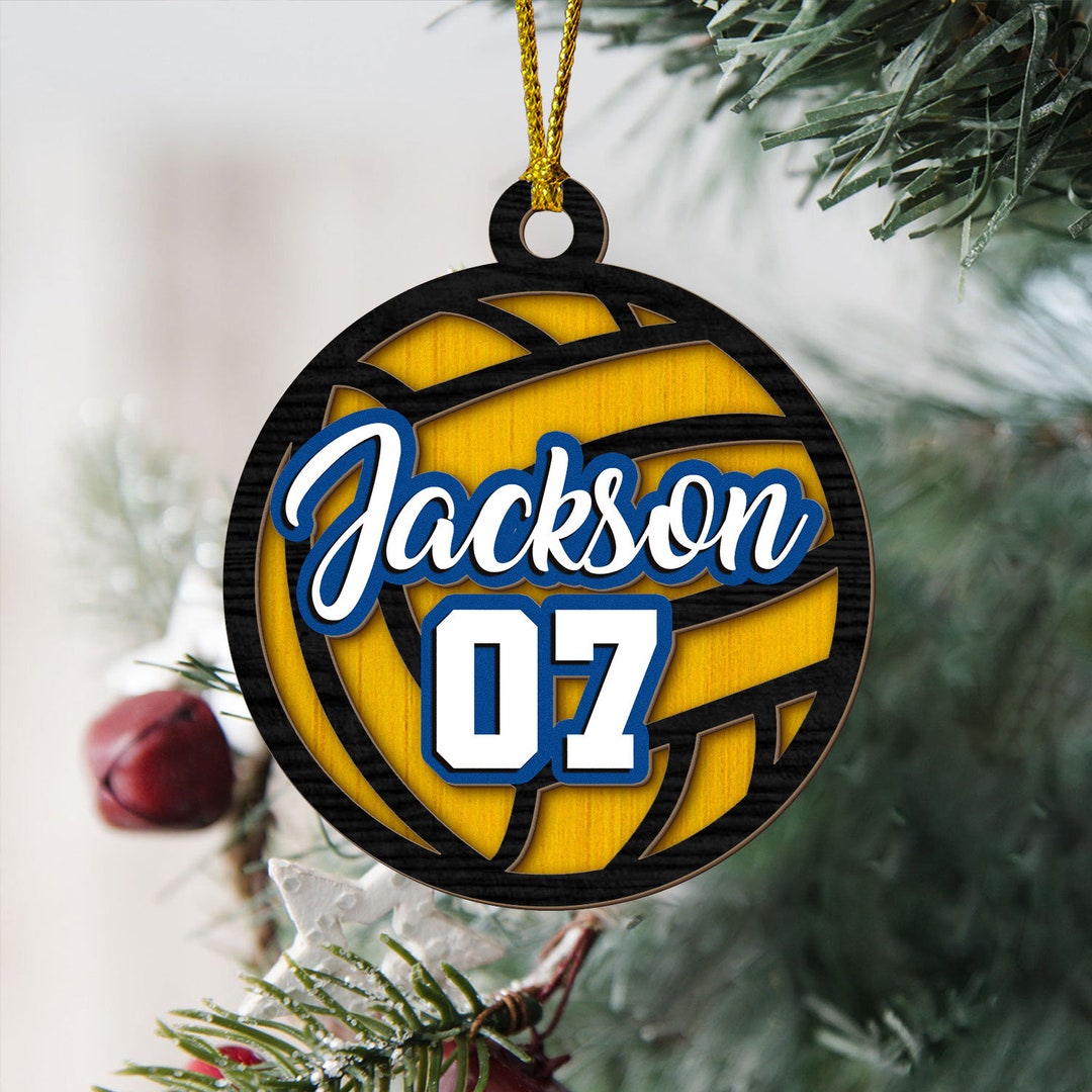 Personalized Water Polo Ornament Wooden Water Polo Ball Etsy