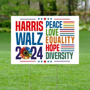 Harris Walz Kamala 2024 Not Going Back - Coroplast Harris For President 2024 Lawn Sign, President Election Obviously Signs Politic Sign