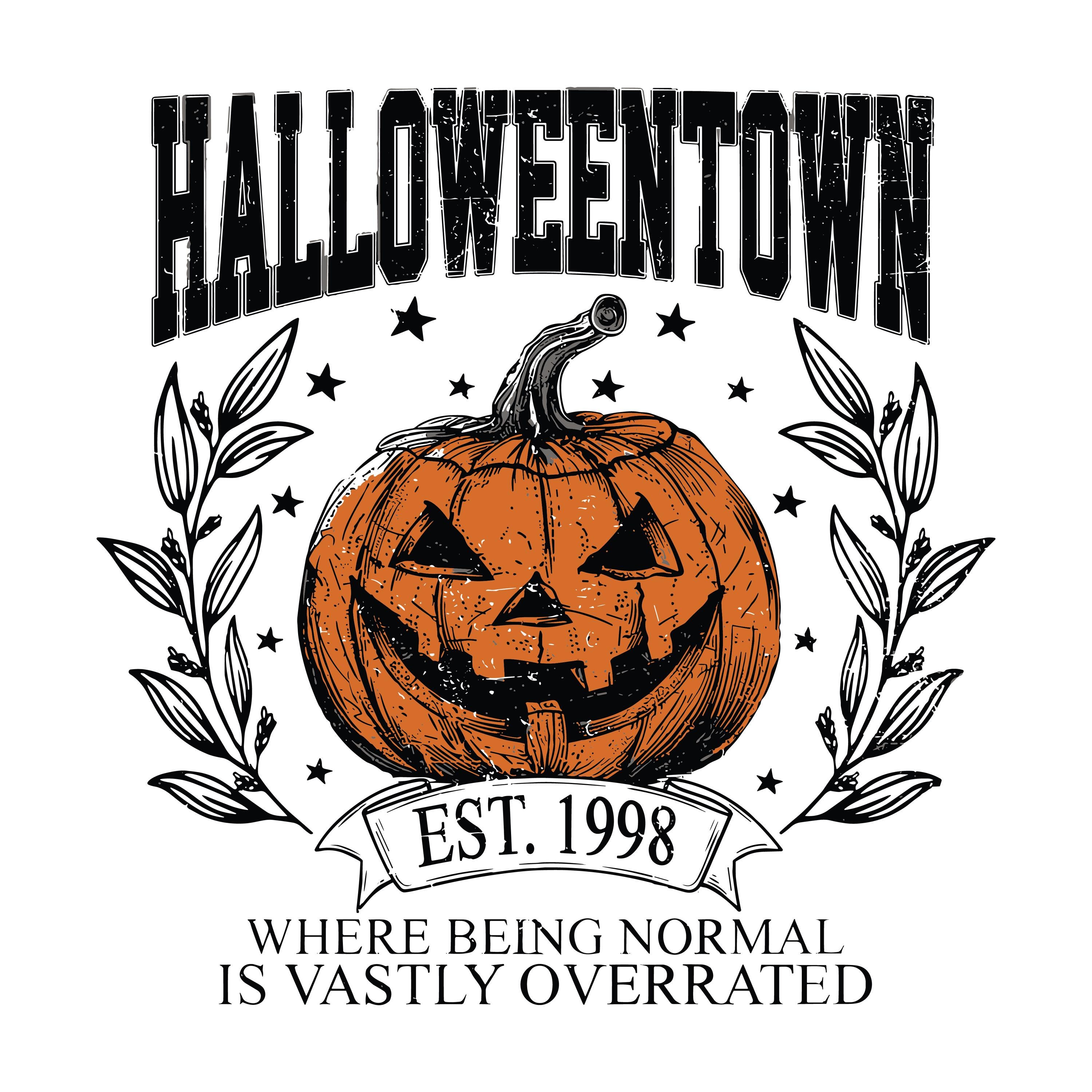 Halloweentown Est 1998 Png, Halloweentown Png, Pumpkin Png