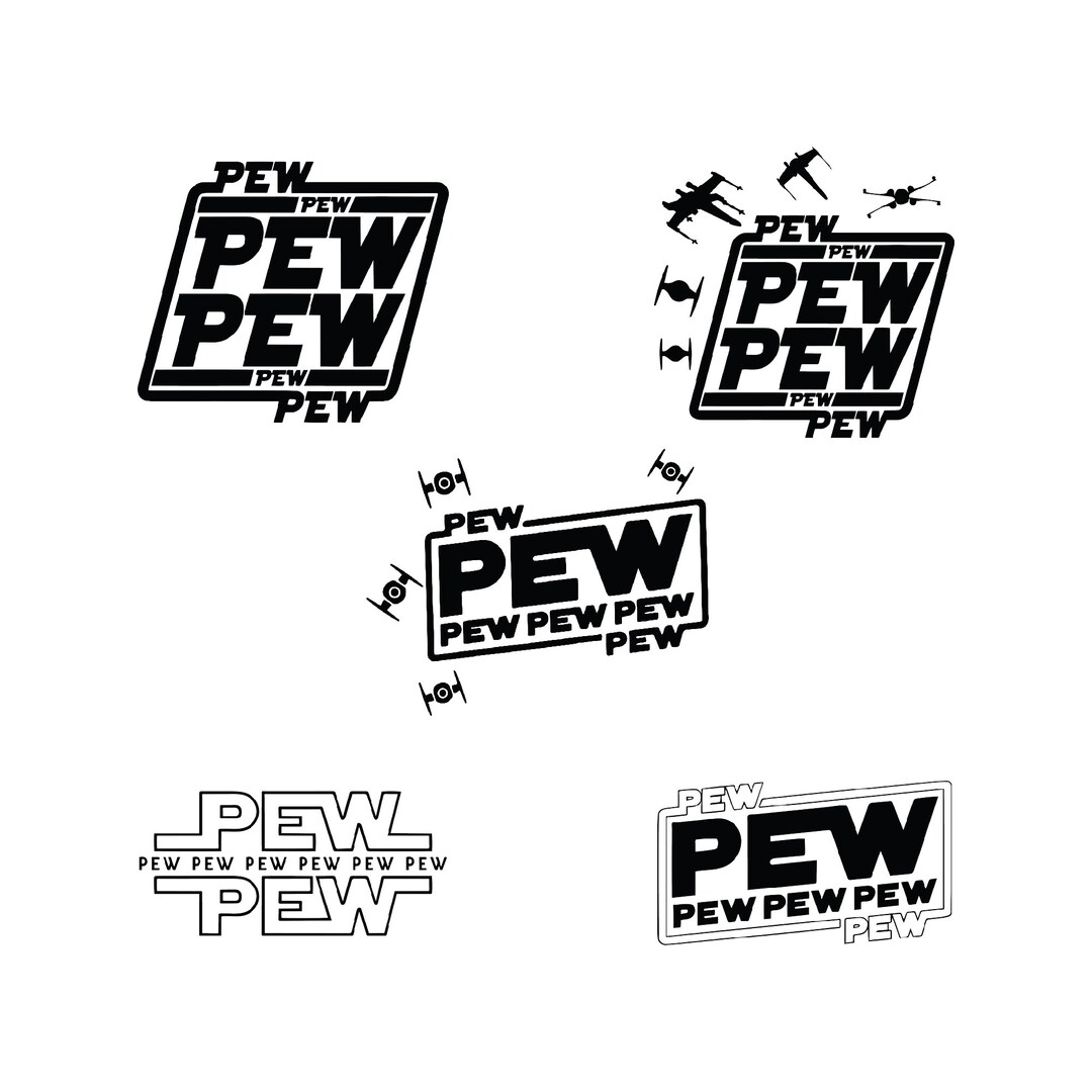 Pew Pew Pew SVG Star Wars SVG, Force With You SVG, Star Wars