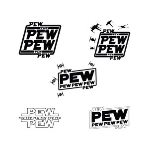 Pew Pew Pew SVG Star Wars SVG, Force With You SVG, Star Wars Svg, Star wars Svg Bundle, Star Wars Squad Goal Svg,Star Wars Clipart,Star Wars