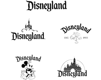 Disneyland Text SVG, Disneyland Alphabet SVG, Disneyland Font Svg, Letters SVG, Disneyland Word Symbol Svg, Vinyl Cut File, Pdf, Jpg, Png
