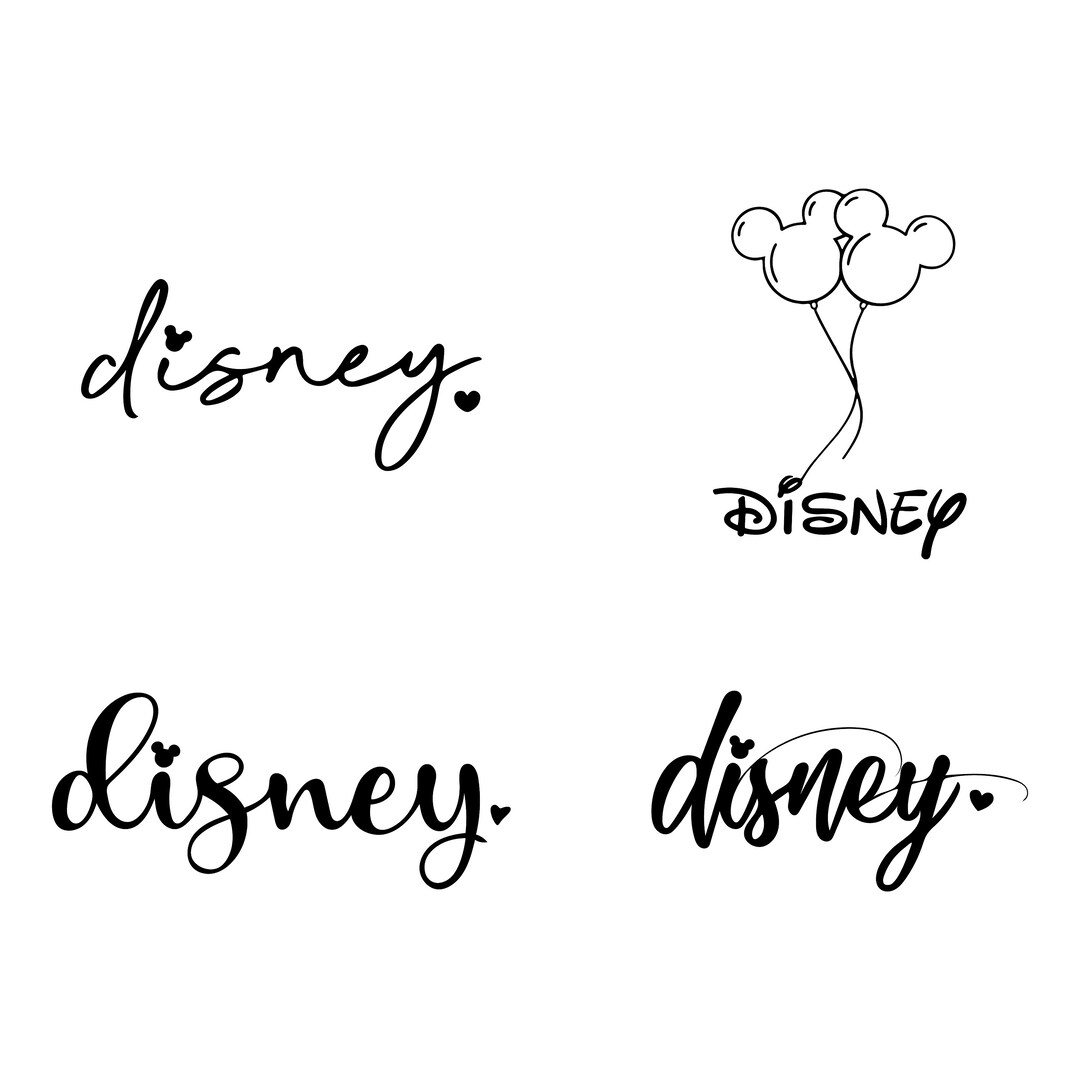Disneyland Text SVG, Disneyland Alphabet SVG, Disneyland Font Svg