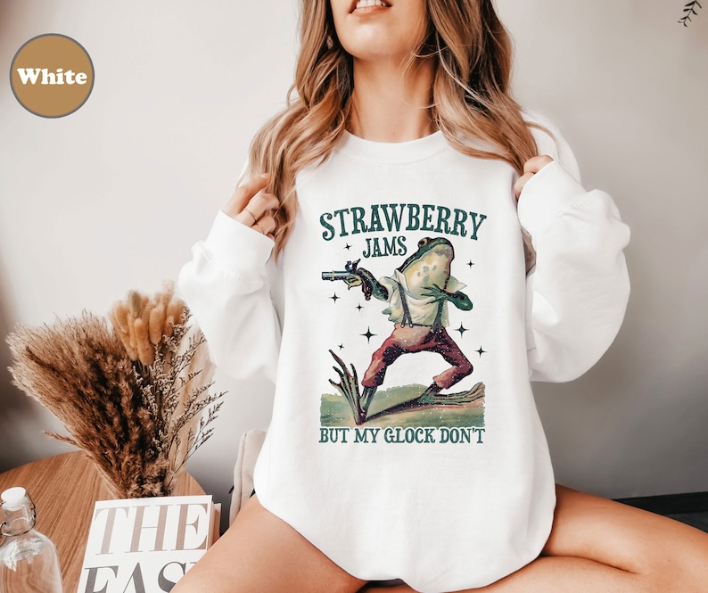 Strawberry Jams but My Don't Sweatshirt and Hoodie, Funny Shirt Meme ...