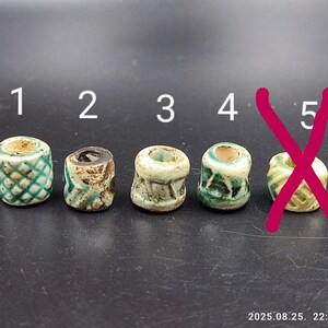 Unique dread lock beads, 1 pcs ceramic hair jewelry