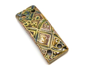 Handmade Ceramic pendants for Jewelry making bracelet