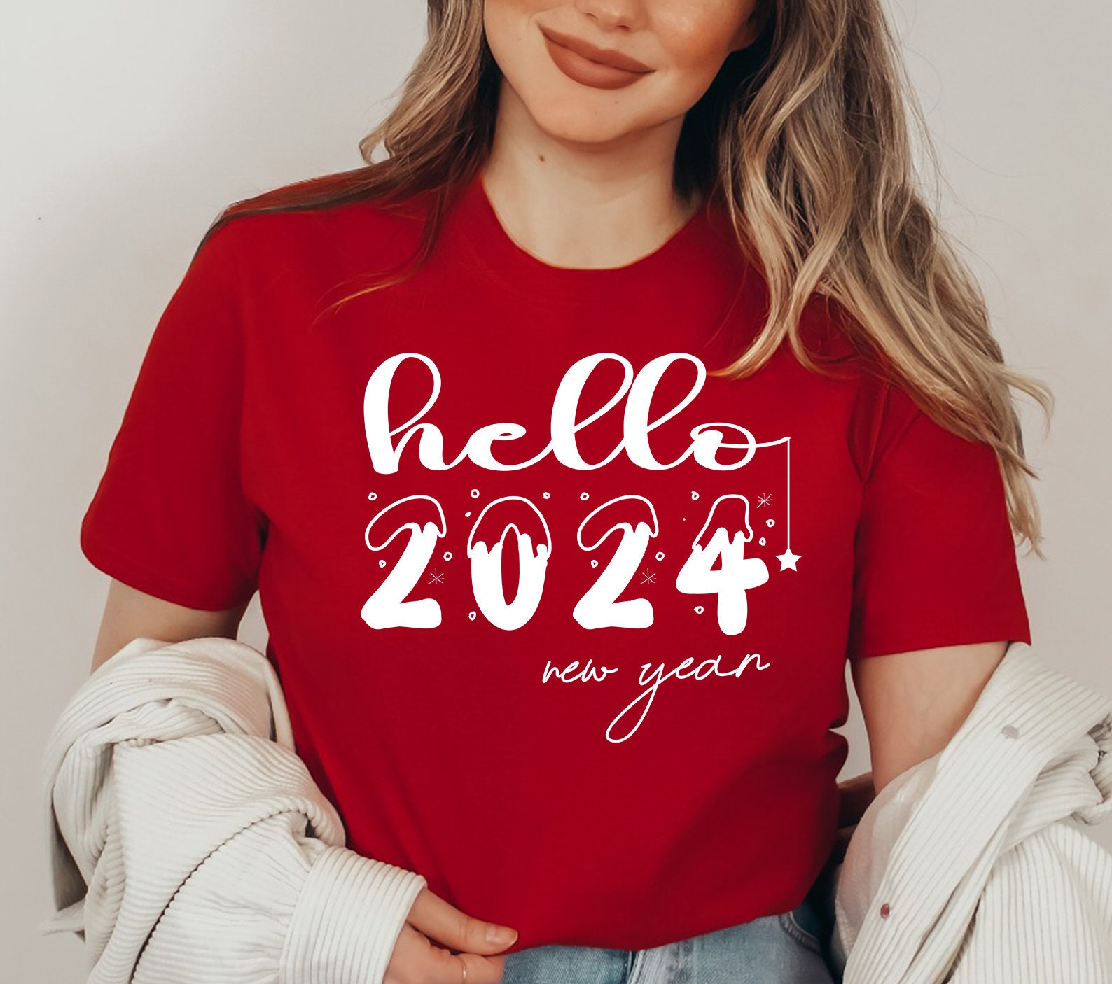 Hello 2024 Svg, 2024 Svg, New Year Svg, Christmas Svg