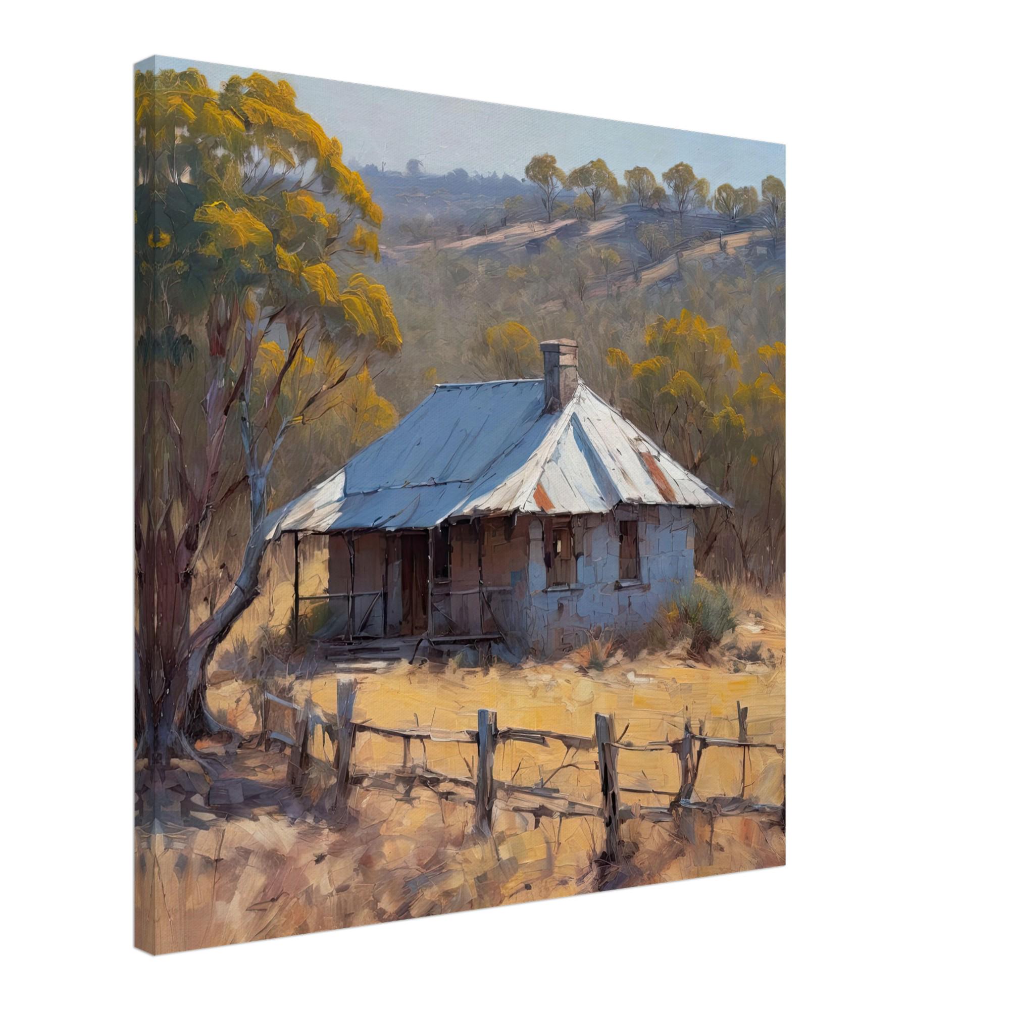 Rustic Outback Outback Homestead Wall Art – Australian Bush Landscape Canvas | Rustic ...