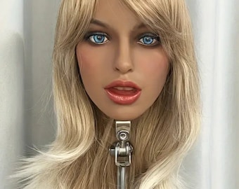 REAL DOLL tête de femme en silicone pour mannequin robot ou sculptures d'anges