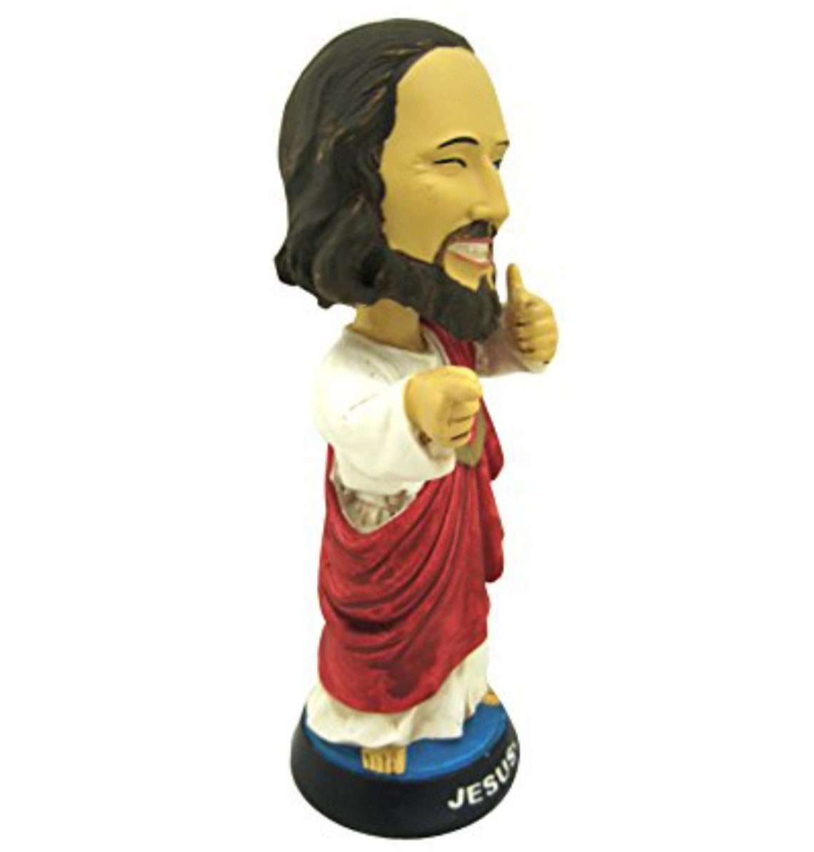 Jesus, Jesus Bobble Head of the Sacred Heart 20 Cm Hand Painted Statue